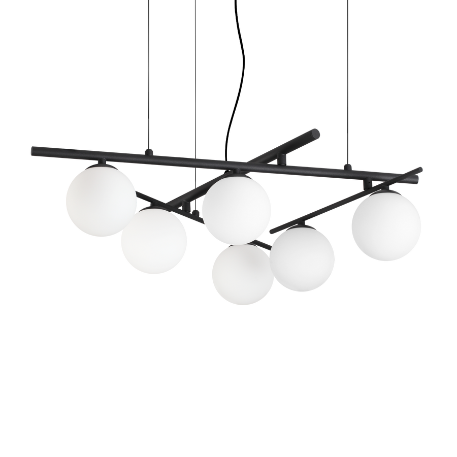 Lustră pendul Atlas SP6, negru