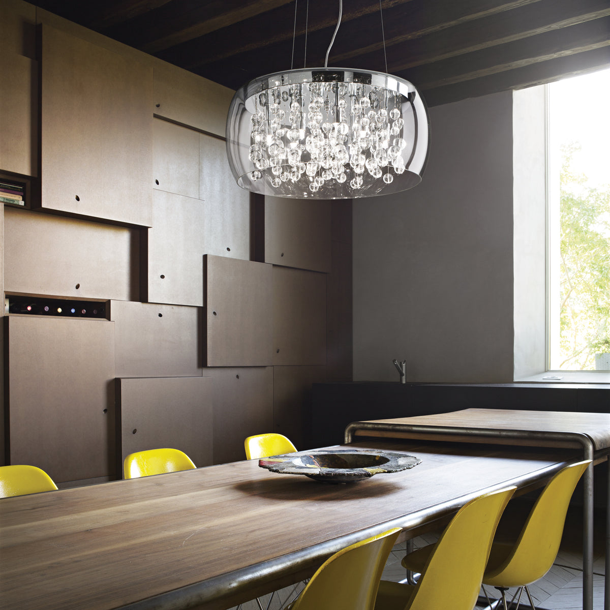 Lustră pendul Audi-80 SP5, fumuriu – ambient