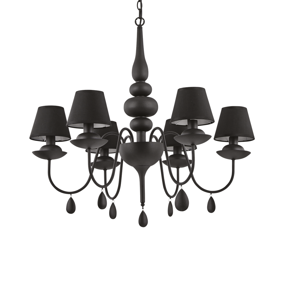 Lustră pendul Blanche SP6, negru