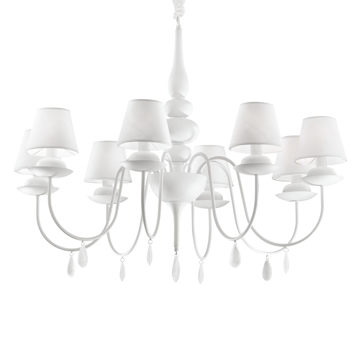 Lustră pendul Blanche SP8, alb