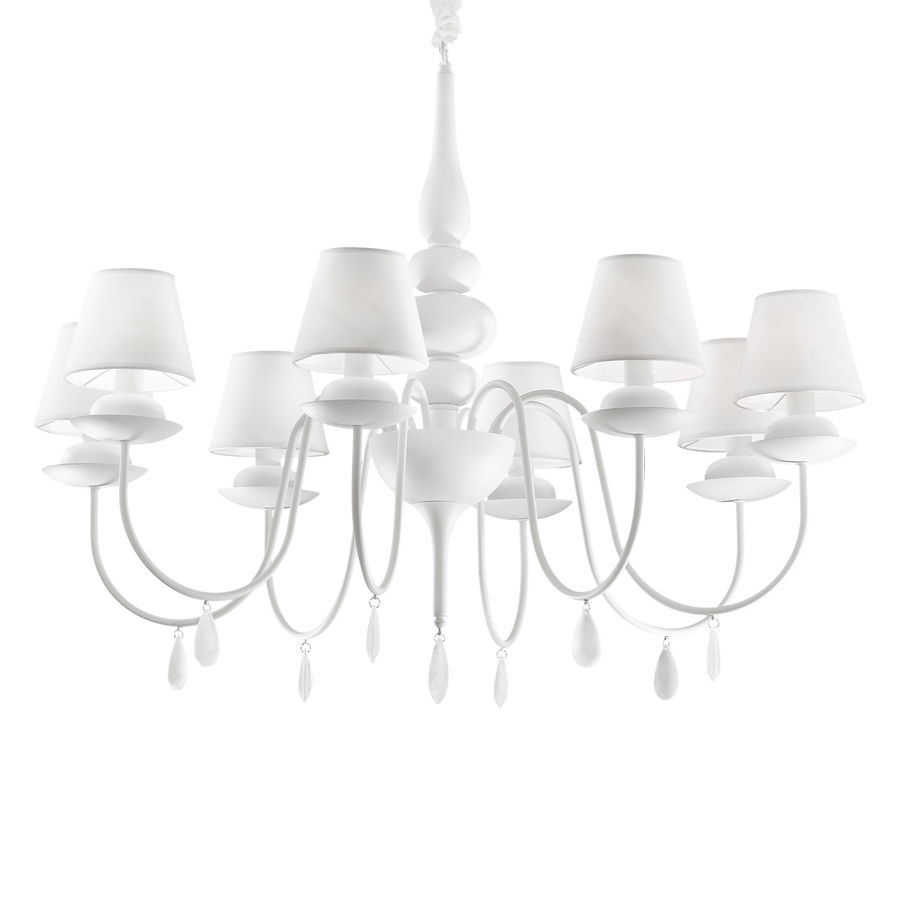 Lustră pendul Blanche SP8, alb