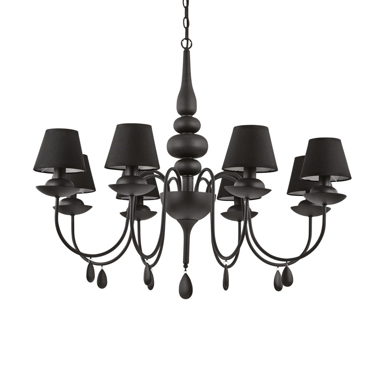 Lustră pendul Blanche SP8, negru