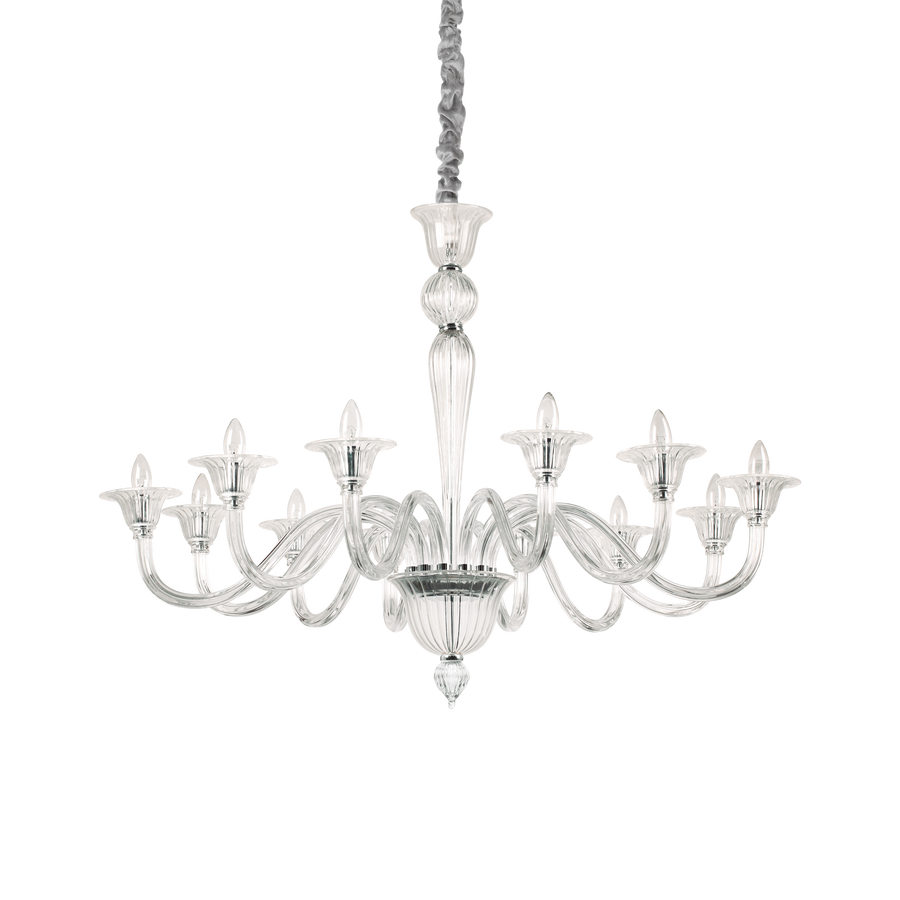 Lustră pendul Brigitta SP12, transparent