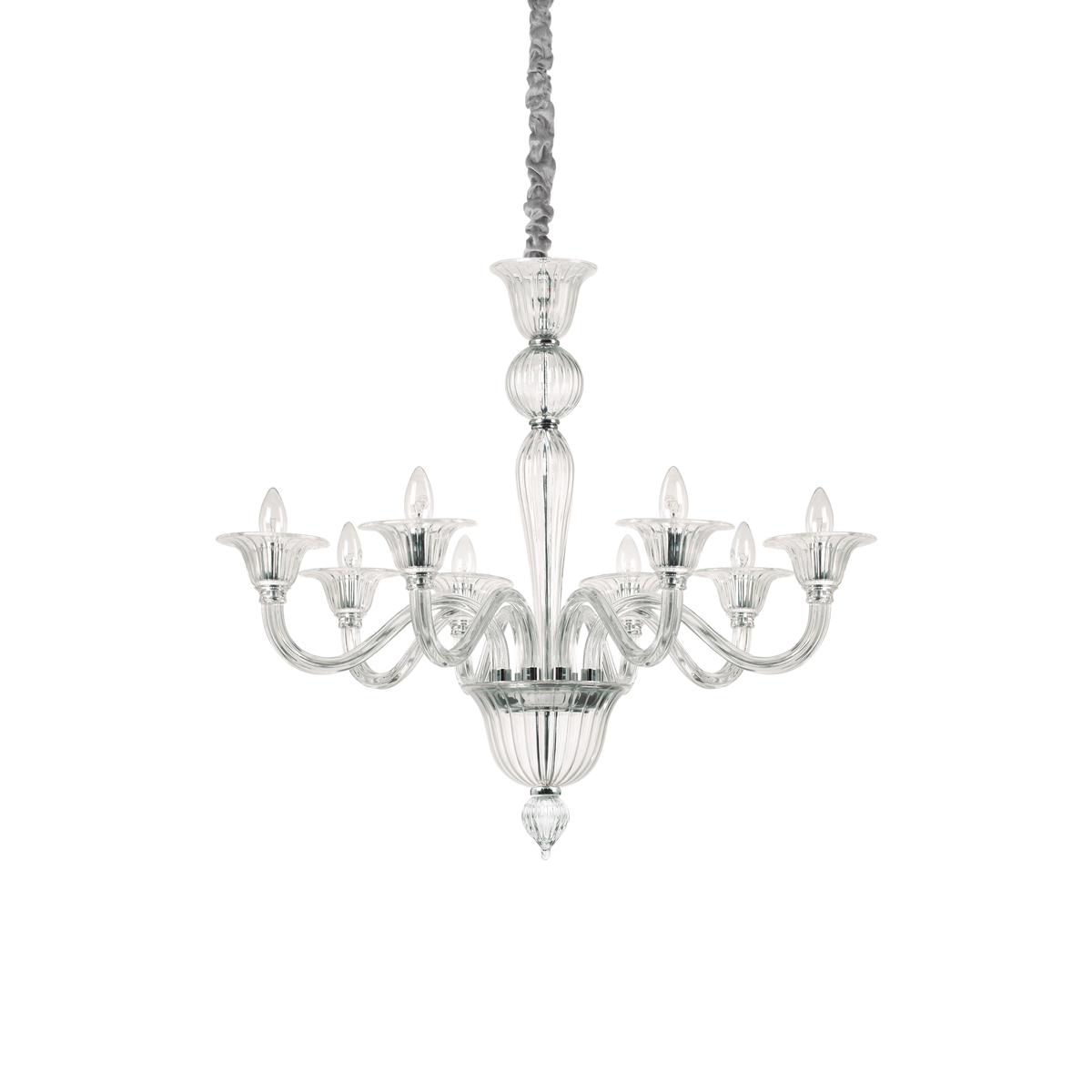 Lustră pendul Brigitta SP8, transparent