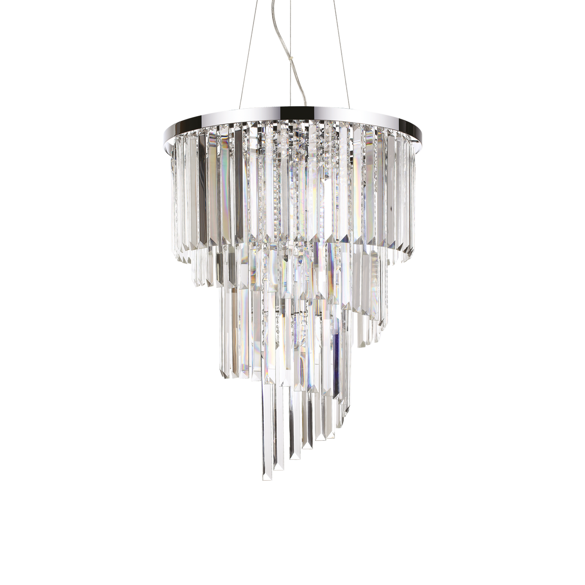 Lustră pendul Carlton SP12, crom