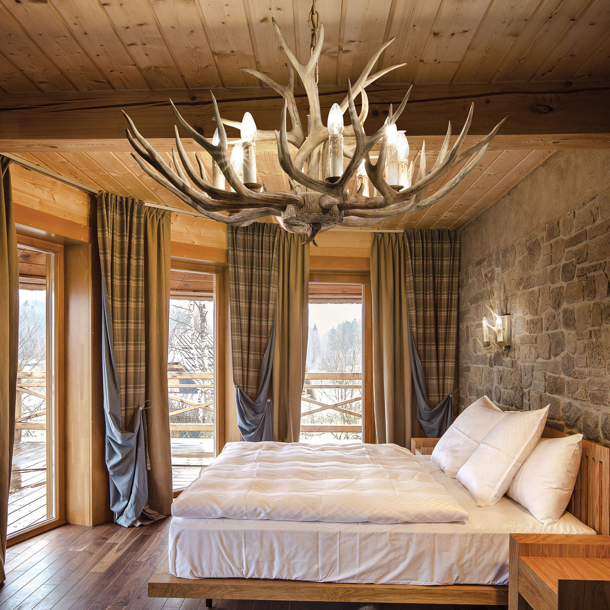 Lustră pendul Chalet SP8 – ambient