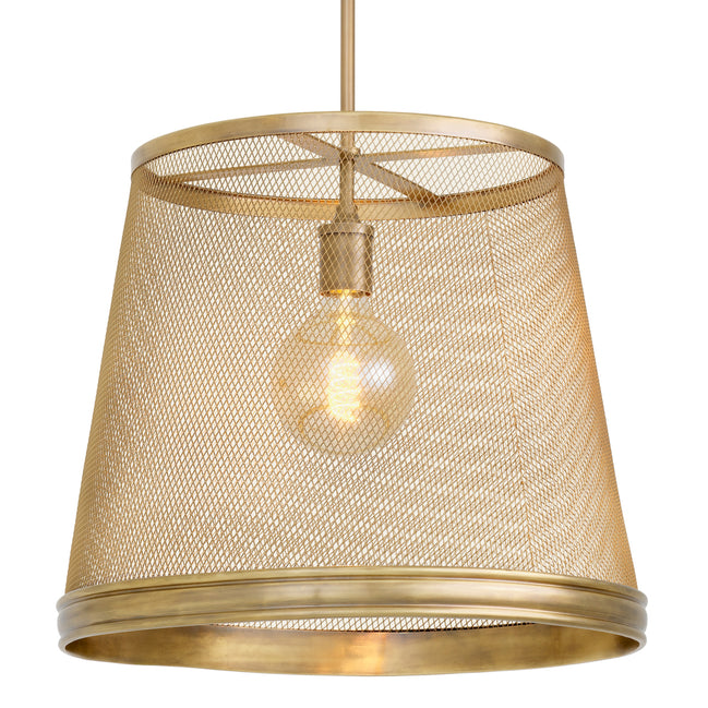 Lustră pendul Colindale, finisaj alamă vintage