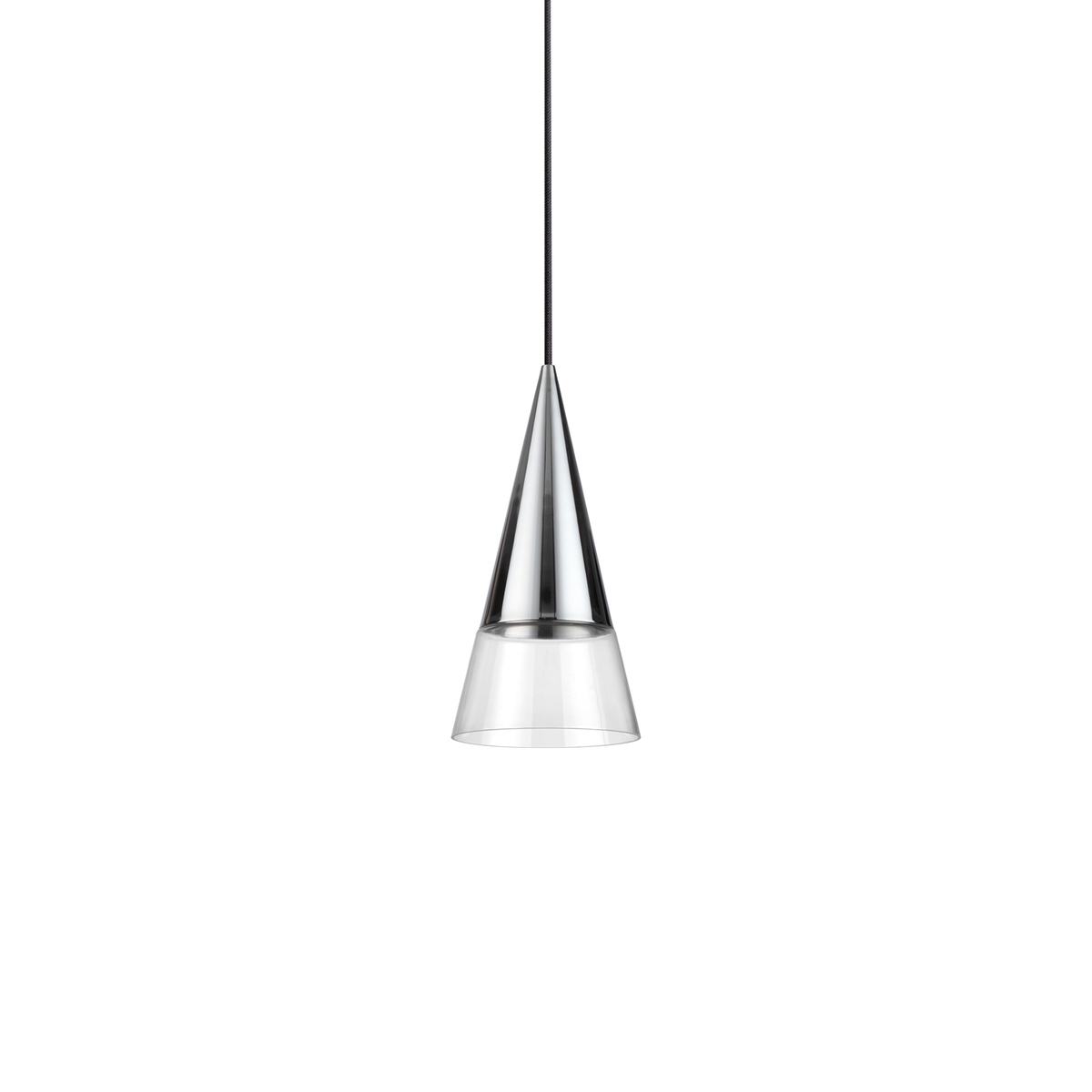 Lustră pendul Cono SP1, crom