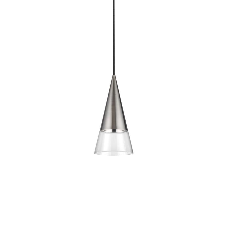 Lustră pendul Cono SP1, nichel