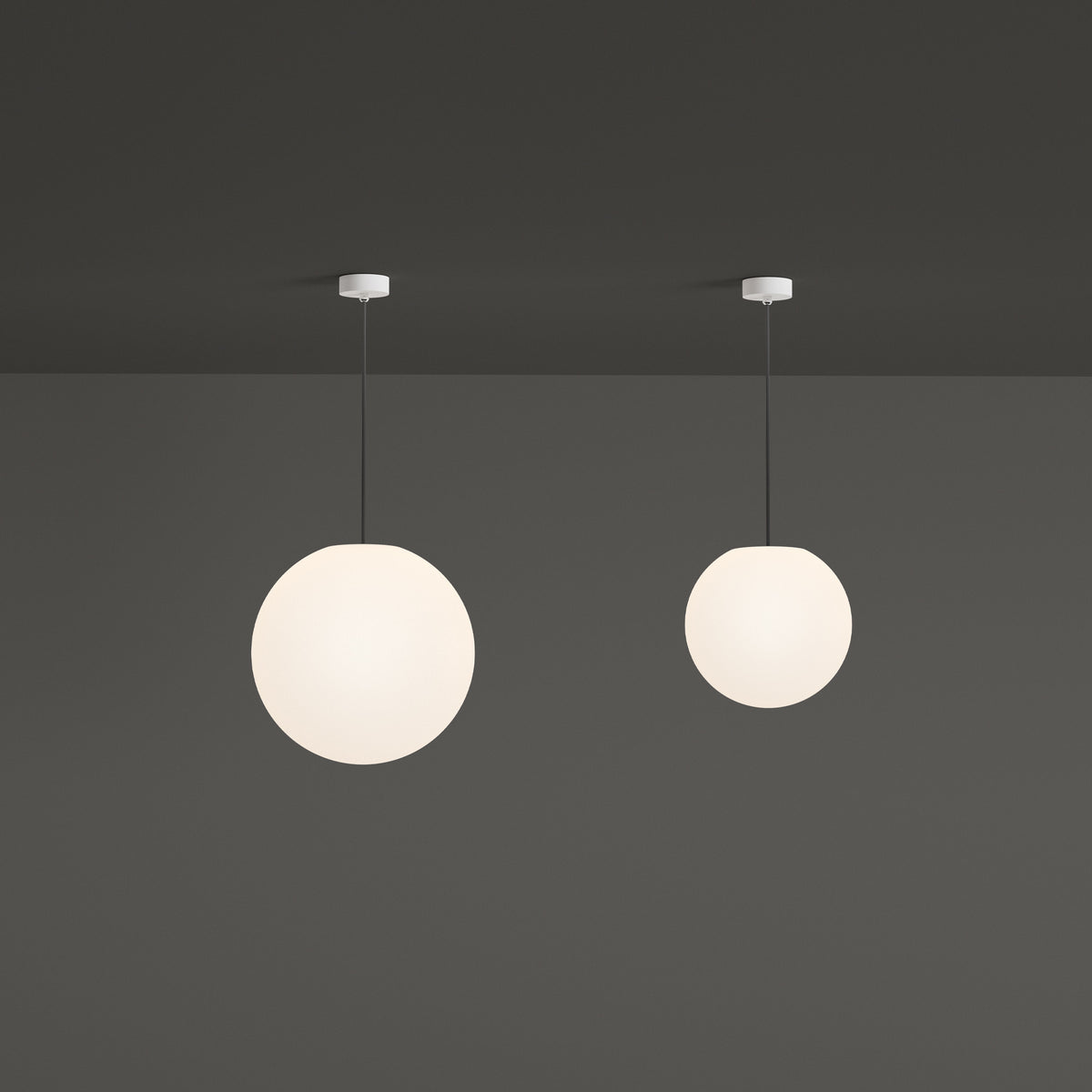Lustră pendul de exterior Sole SP1 D50 – ambient