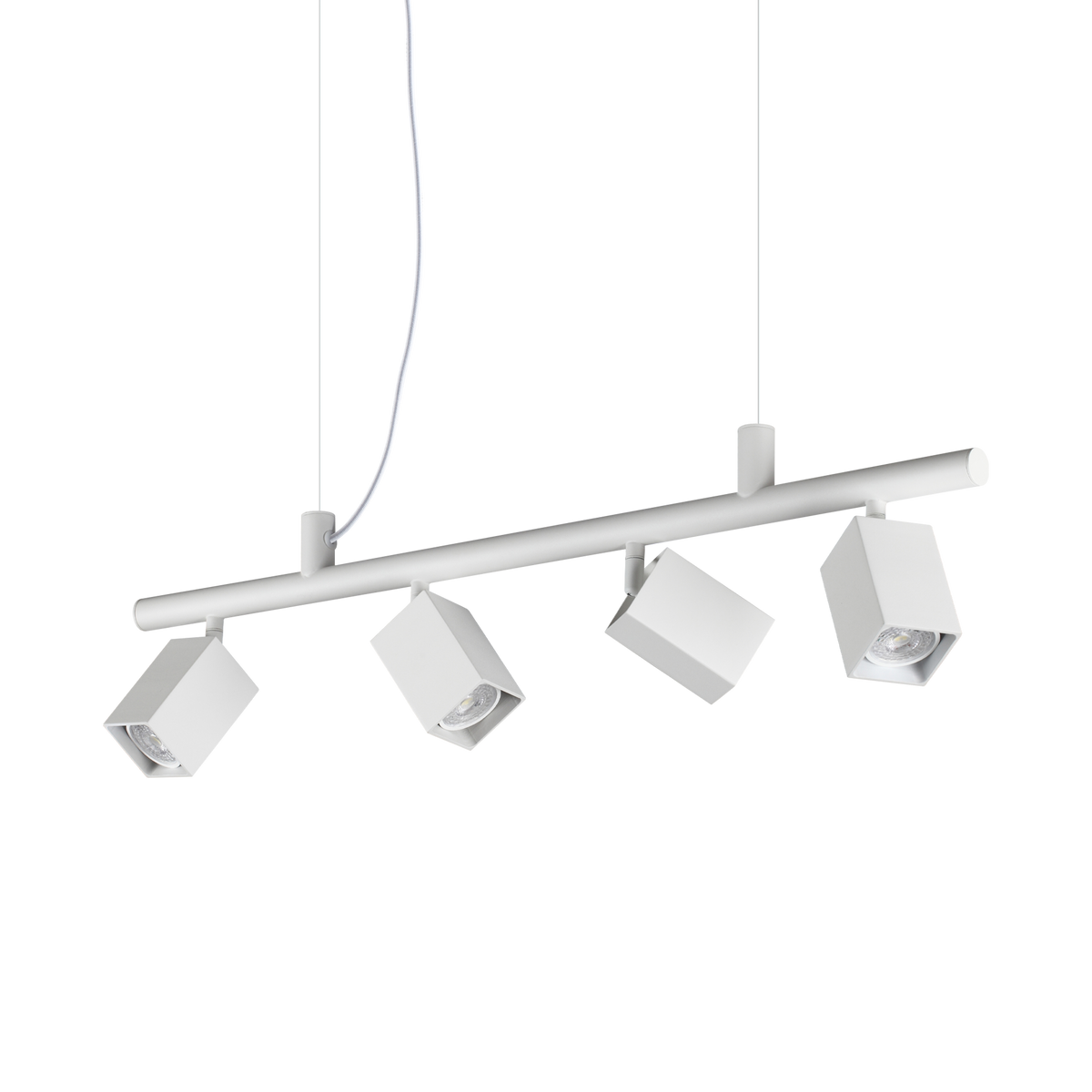 Lustră pendul Dynamite SP4 pătrat, alb