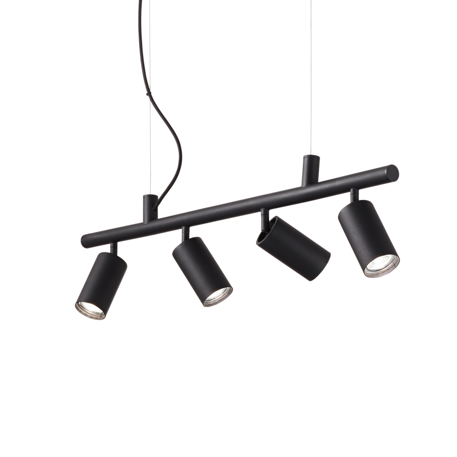 Lustră pendul Dynamite SP4 rotund, negru