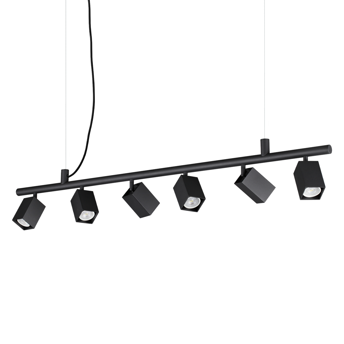 Lustră pendul Dynamite SP6 pătrat, negru