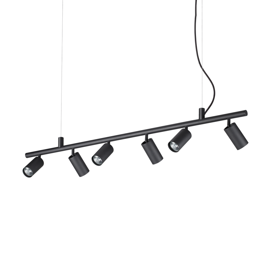 Lustră pendul Dynamite SP6 rotund, negru
