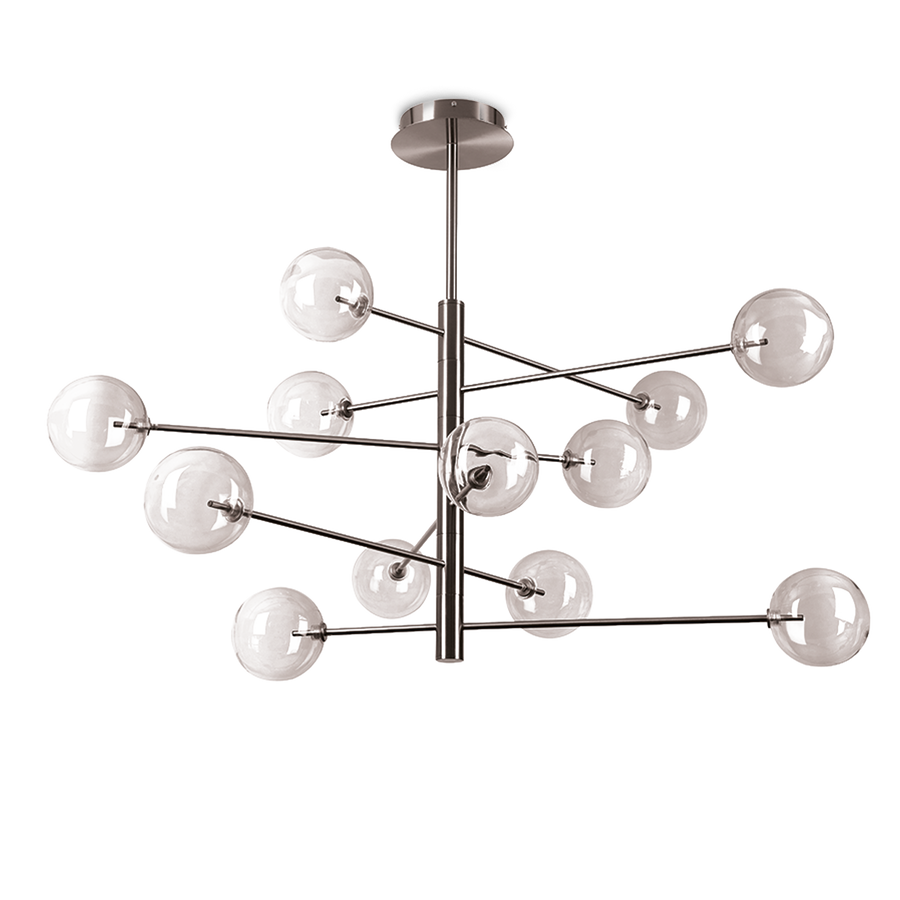 Lustră pendul Equinoxe SP12, fumuriu nuanțat