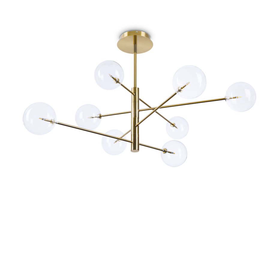 Lustră pendul Equinoxe SP8, alamă