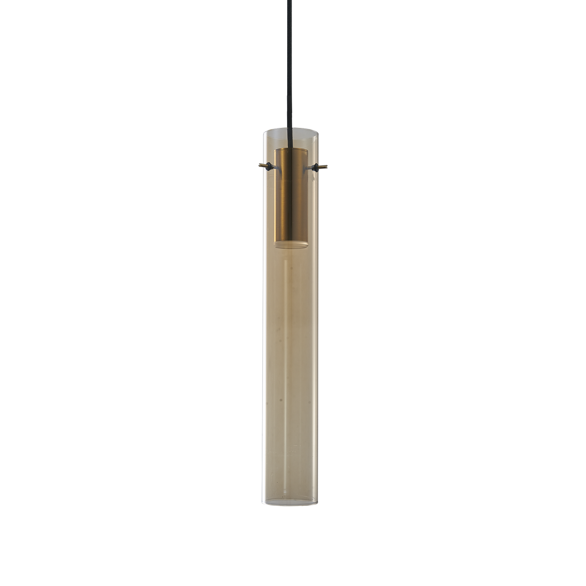 Lustră pendul Flam SP, chihlimbar