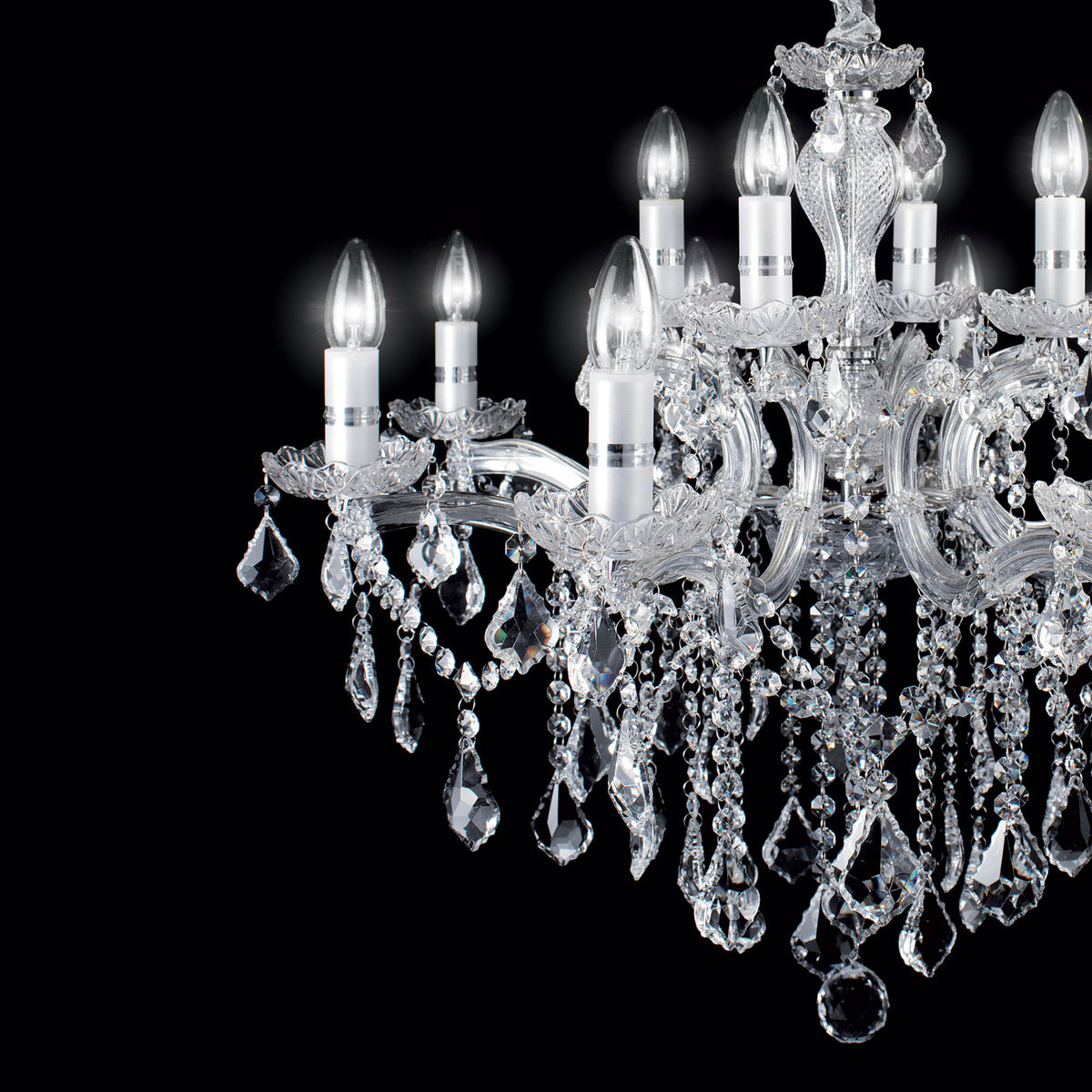 Lustră pendul Florian SP12, auriu – ambient