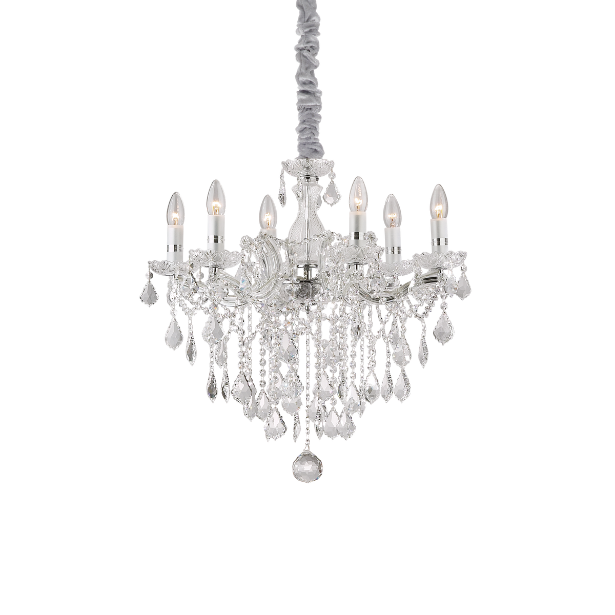 Lustră pendul Florian SP6, crom