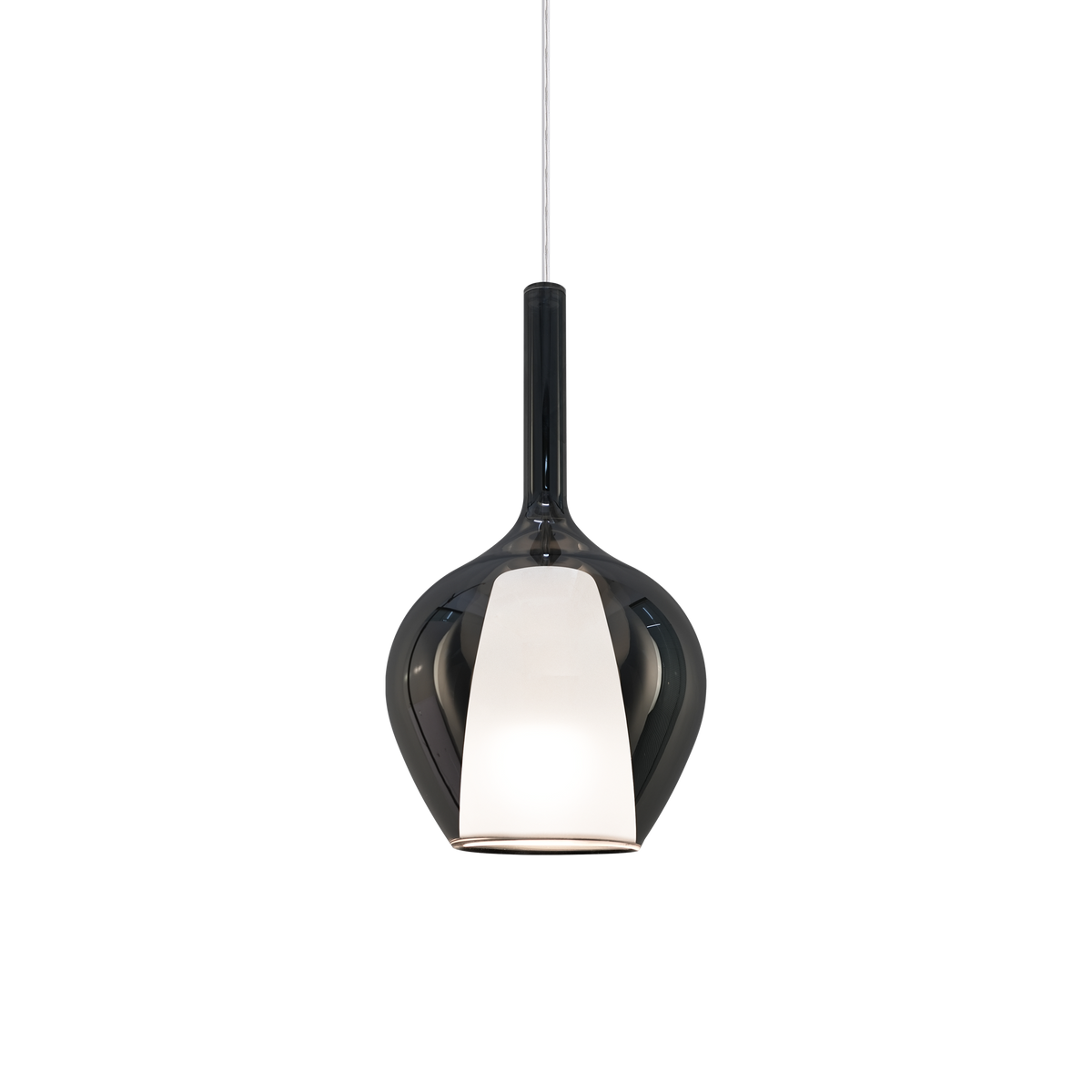 Lustră pendul Kalique-1 SP1 D18, fumuriu