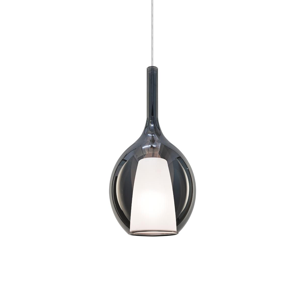 Lustră pendul Kalique-2 SP1 D18, fumuriu