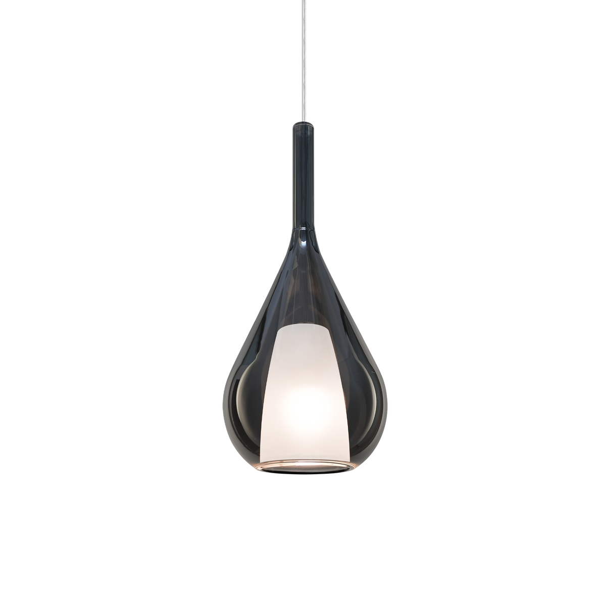 Lustră pendul Kalique-3 SP1 D18, fumuriu