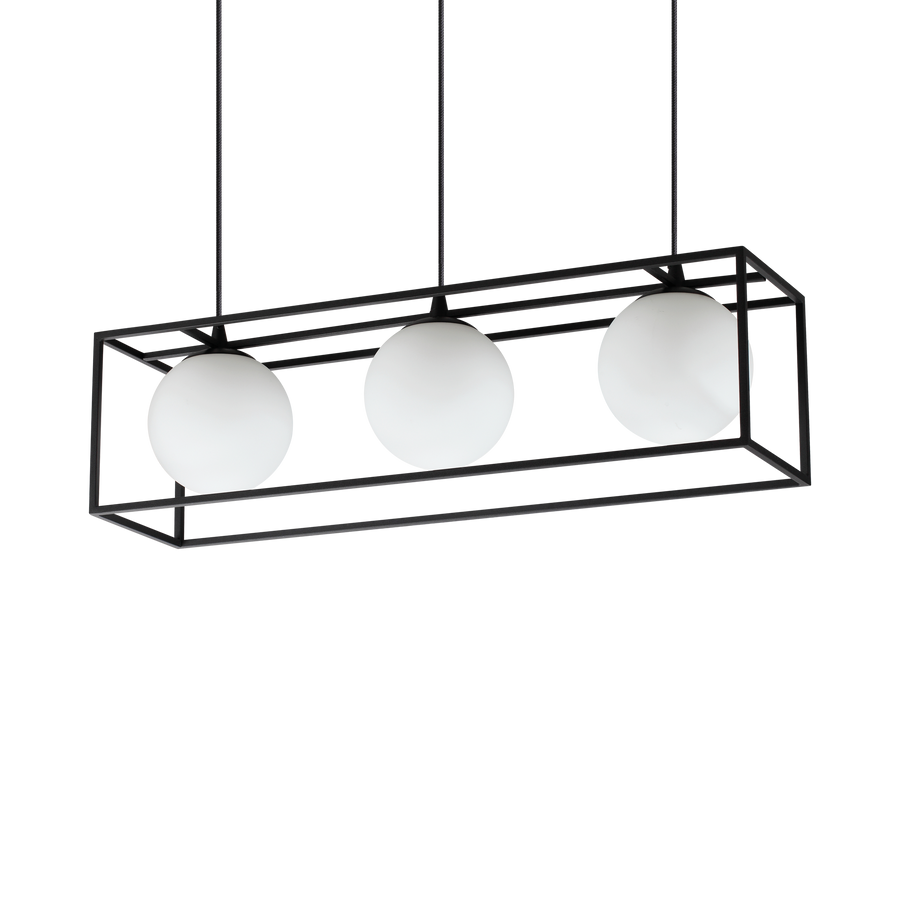 Lustră pendul Lingotto SP3, negru