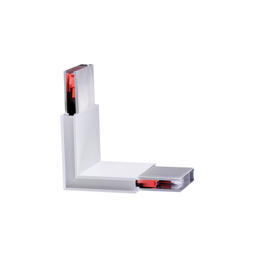 Lustră pendul liniară Steel SP D20 profil unghiular fascicul larg 4000K, alb