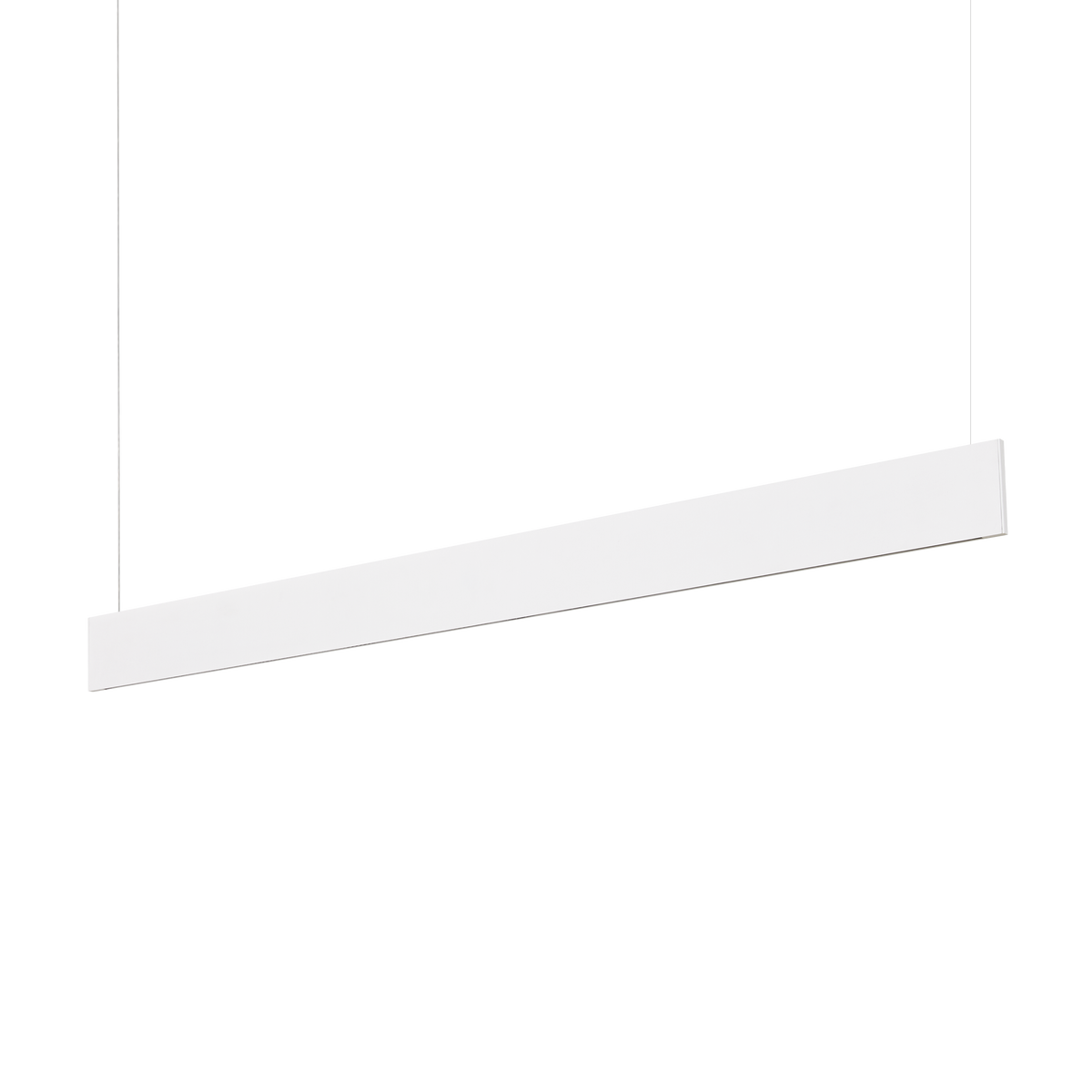 Lustră pendul liniară Steel SP1 D09 mono-emisie fascicul concentrat 3000K, alb