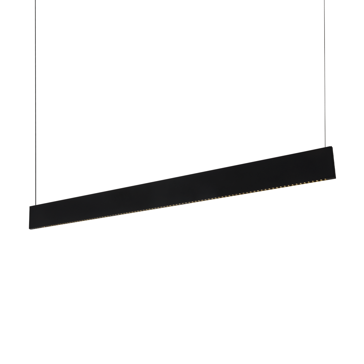 Lustră pendul liniară Steel SP1 D09 mono-emisie fascicul concentrat 3000K, negru