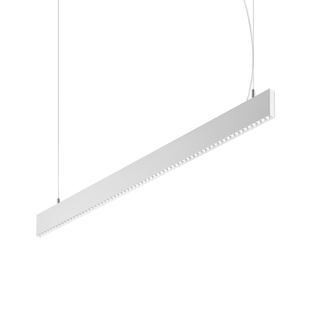 Lustră pendul liniară Steel SP1 D20 mono-emisie fascicul concentrat 4000K, alb
