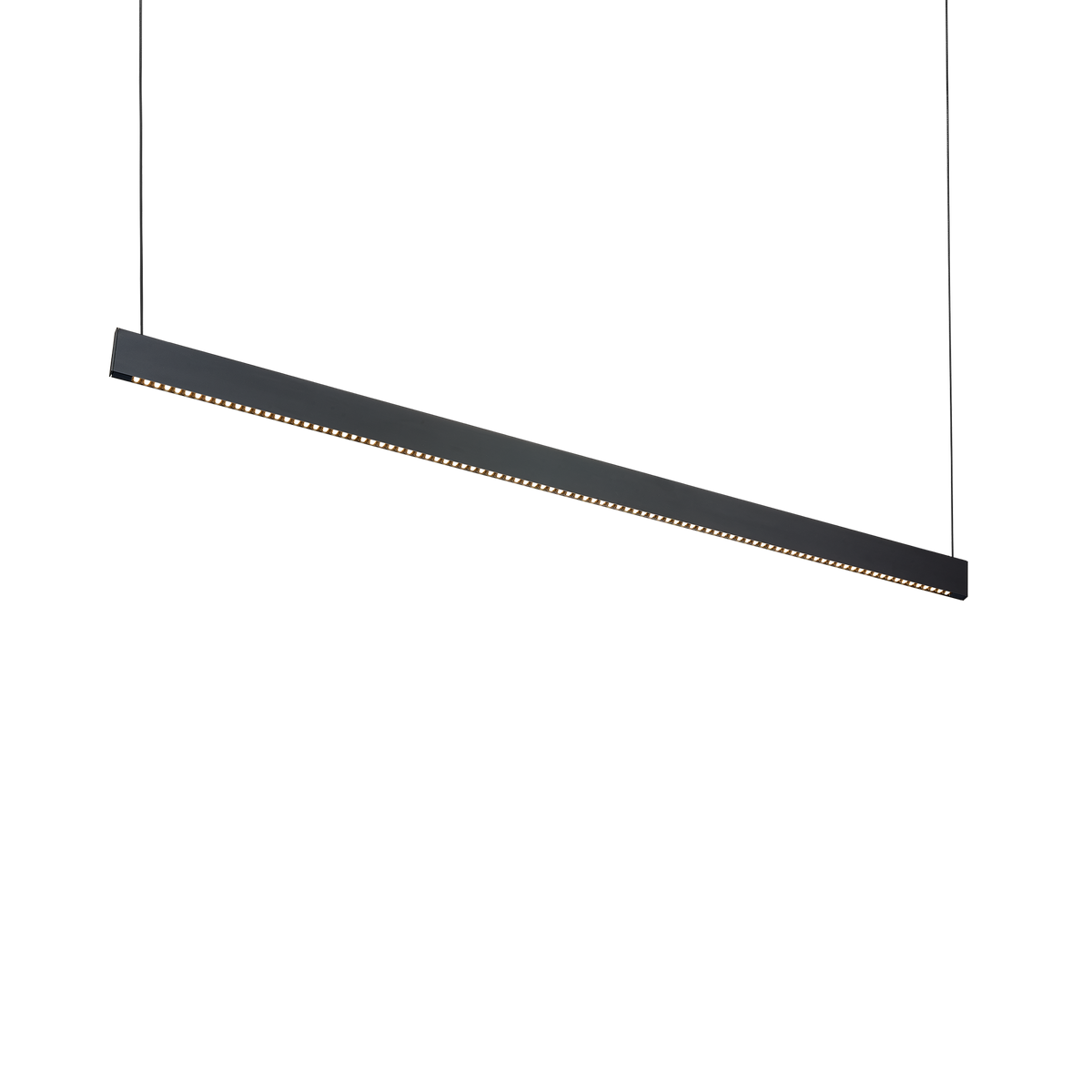 Lustră pendul liniară Steel SP2 D09 bi-emisie fascicul larg 3000K, negru