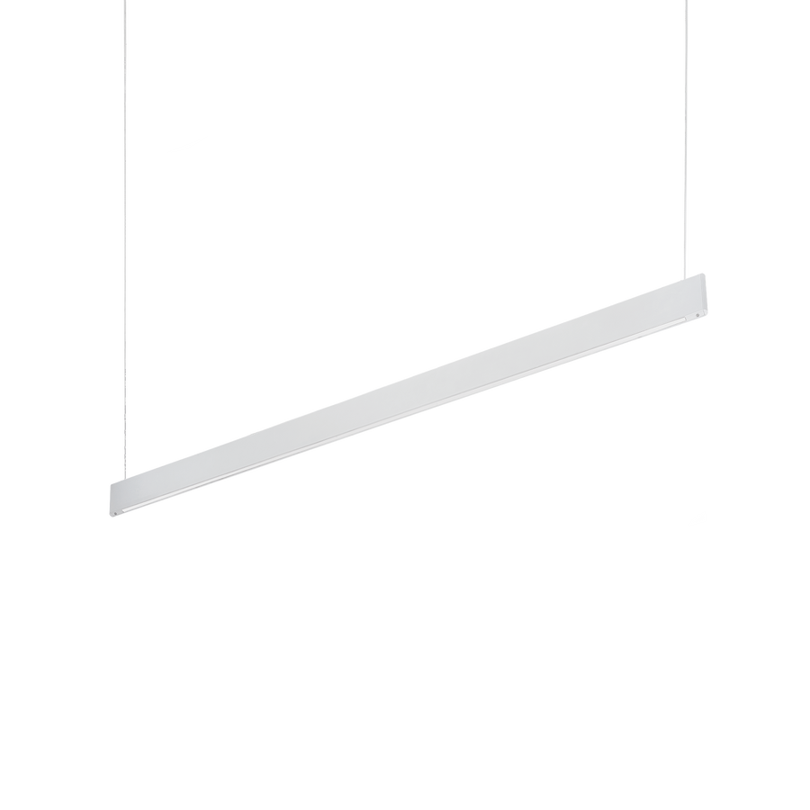 Lustră pendul liniară Steel SP2 D11 bi-emisie fascicul larg 3000K, alb