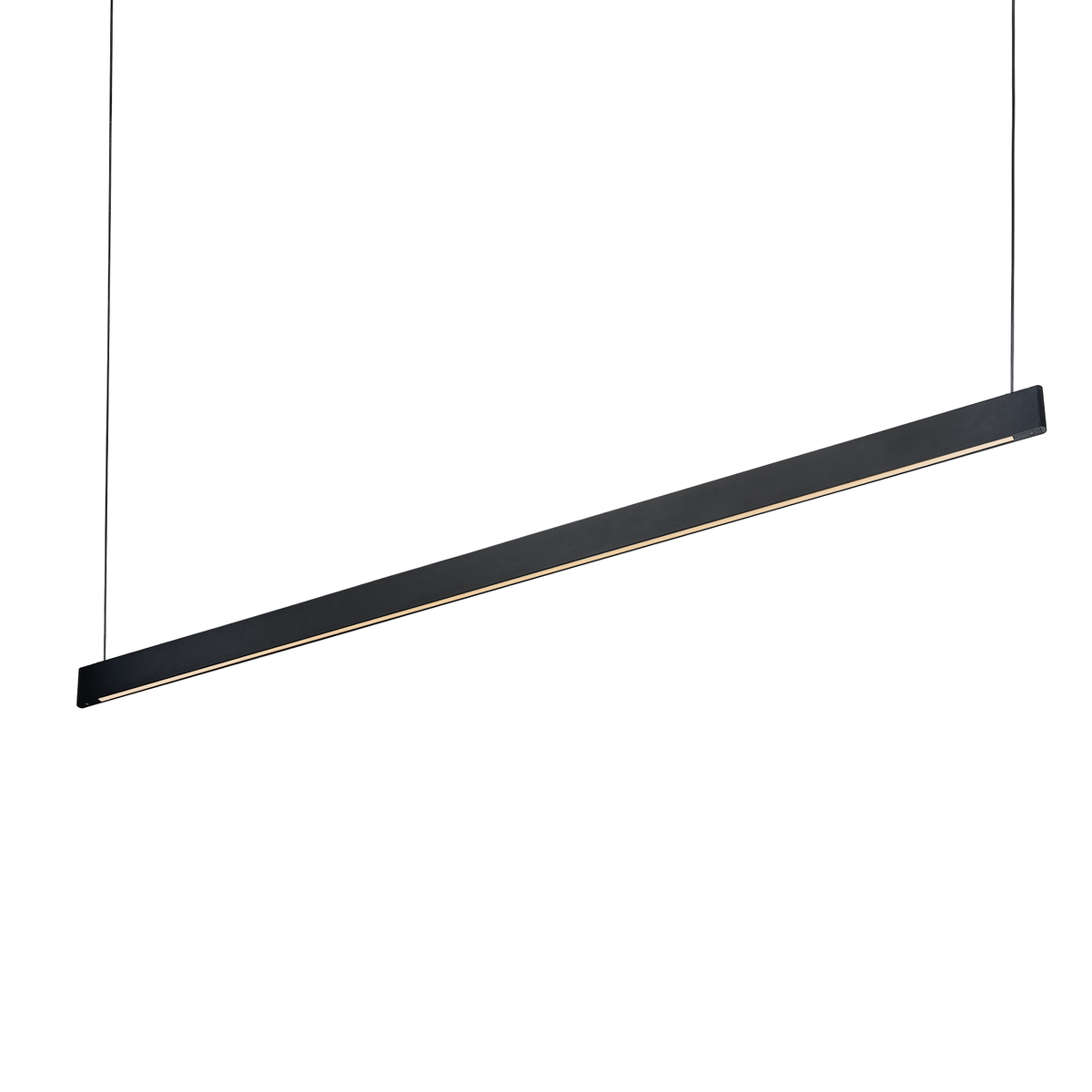 Lustră pendul liniară Steel SP2 D11 bi-emisie fascicul larg 3000K, negru