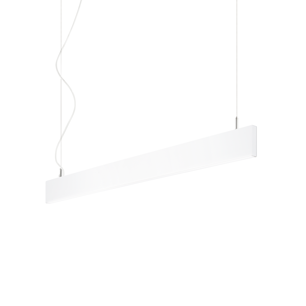 Lustră pendul liniară Steel SP2 D20 bi-emisie fascicul larg 4000K, alb