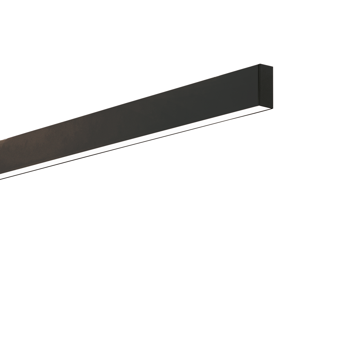 Lustră pendul liniară Steel SP2 D35 bi-emisie fascicul larg 4000K, negru