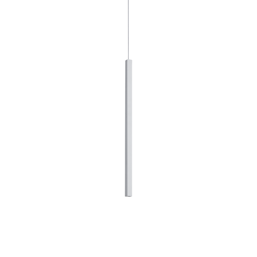 Lustră pendul Look LED SP1 pătrat D15 H400 On-Off 3000K, alb
