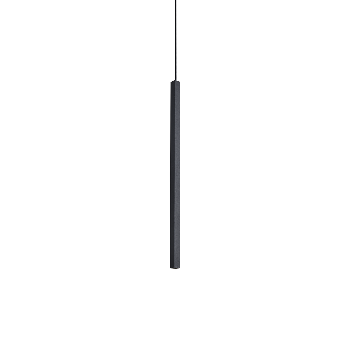 Lustră pendul Look LED SP1 pătrat D15 H400 On-Off 3000K, negru