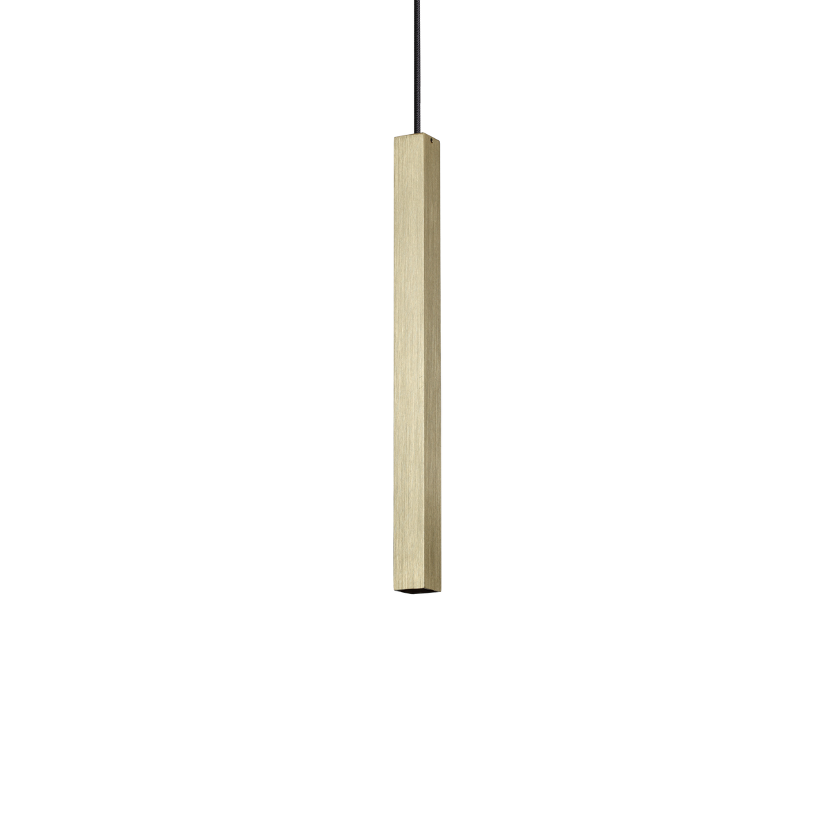 Lustră pendul Look LED SP1 pătrat D30 H400 On-Off 3000K, alamă
