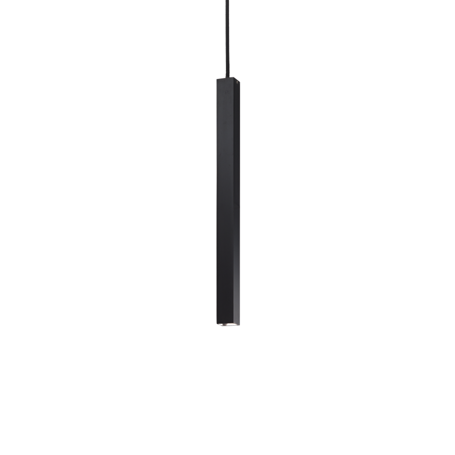 Lustră pendul Look LED SP1 pătrat D30 H400 On-Off 3000K, negru