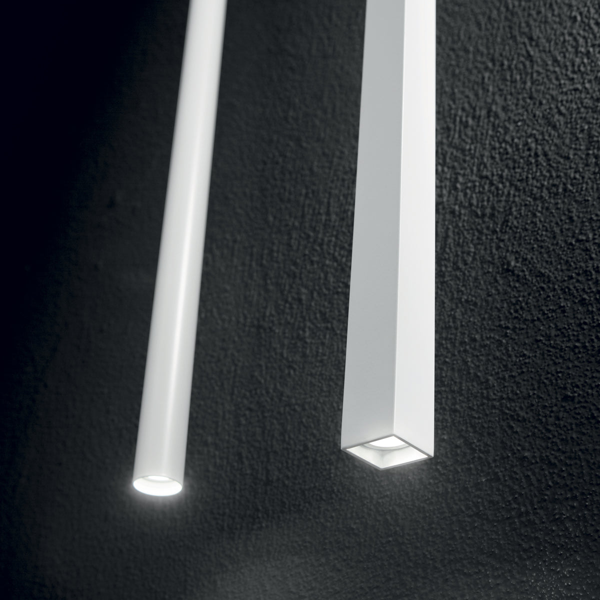 Lustră pendul Look LED SP1 rotund D30 H1000 On-Off 3000K, alb – ambient