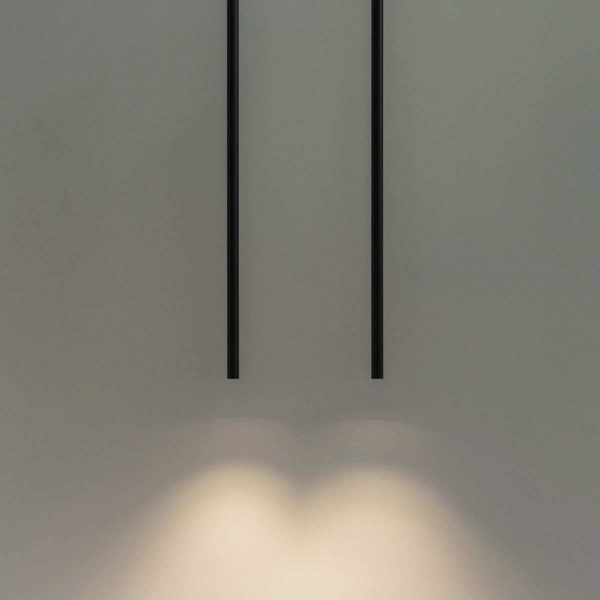 Lustră pendul Look LED SP1 rotund D30 H1000 On-Off 3000K, negru – ambient