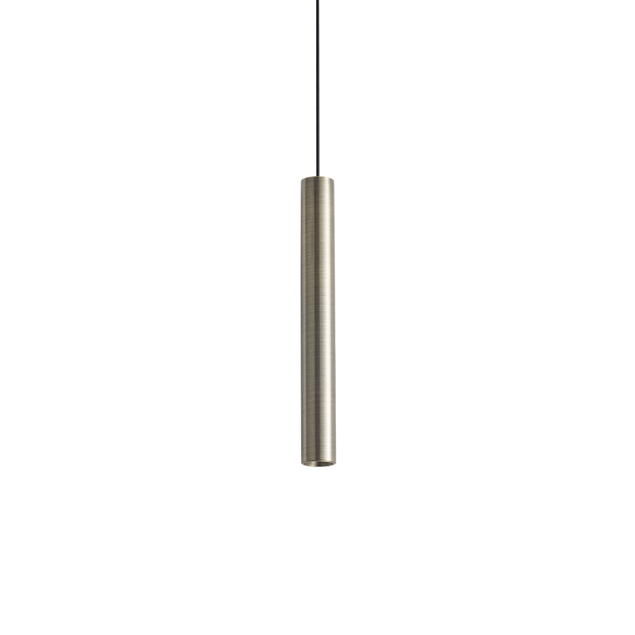 Lustră pendul Look LED SP1 rotund D30 H250 On-Off 3000K, alamă