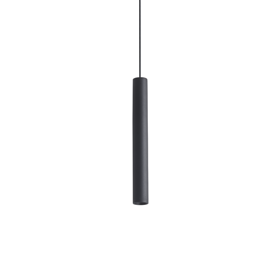Lustră pendul Look LED SP1 rotund D30 H250 On-Off 3000K, negru