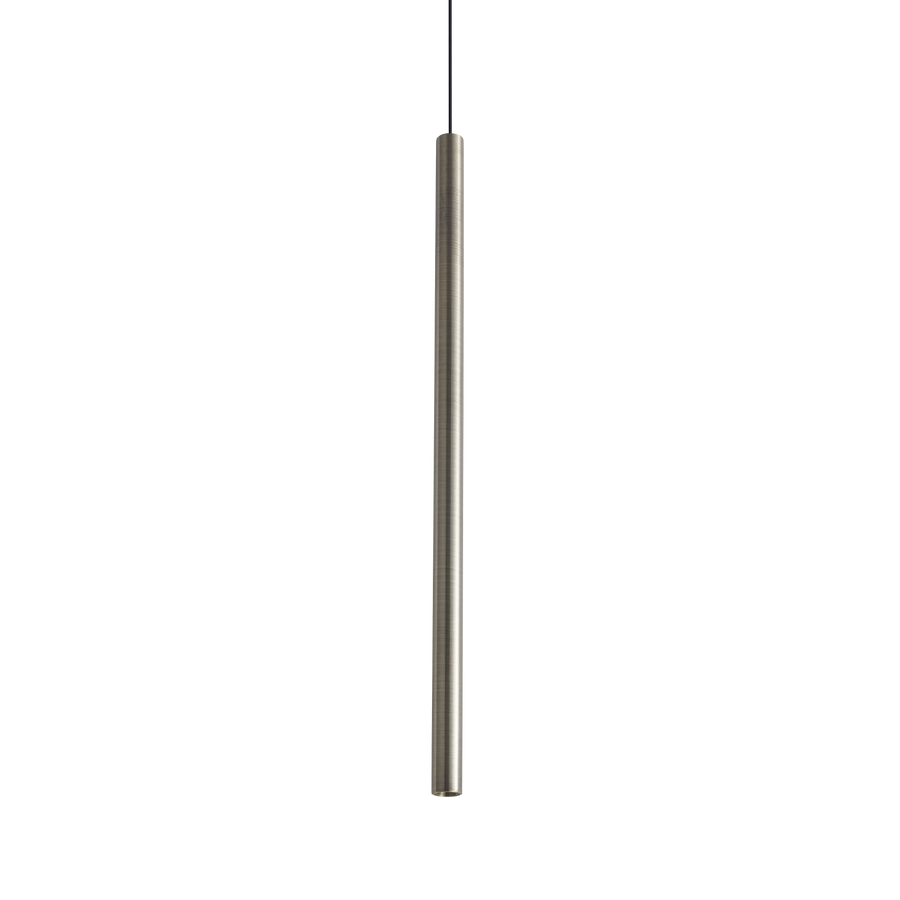 Lustră pendul Look LED SP1 rotund D30 H700 On-Off 3000K, alamă