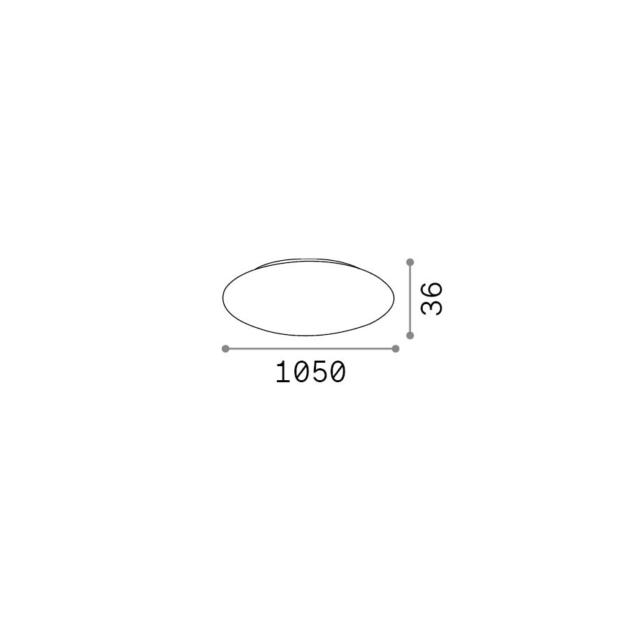Lustră pendul Mapa cu rozetă LED picătură SP25, alb – desen tehnic cu dimensiuni