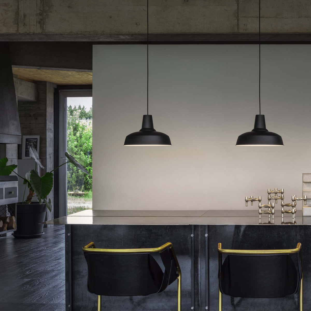 Lustră pendul Moby SP1, negru – ambient