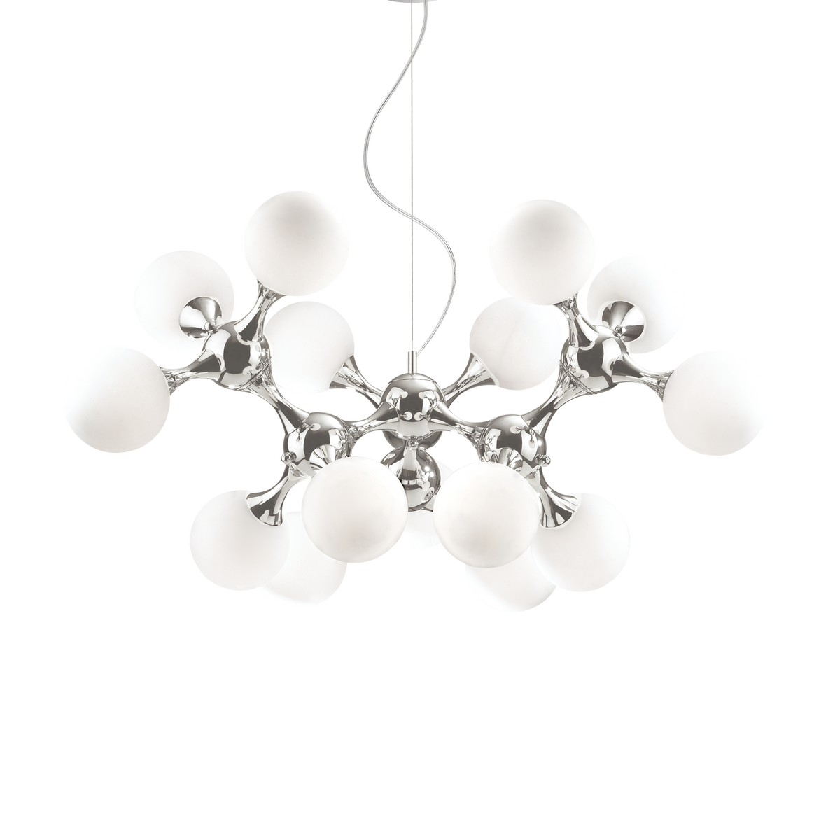 Lustră pendul Nodi SP15, alb