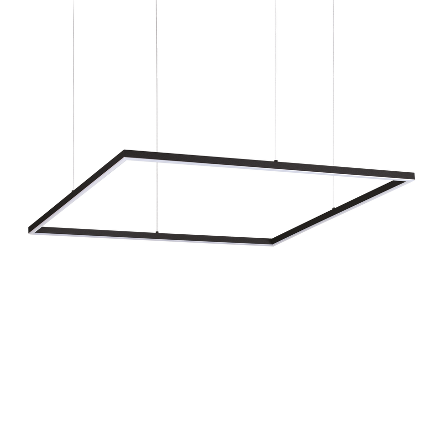 Lustră pendul Oracle Slim SP D090 pătrat 3000K On-Off, negru