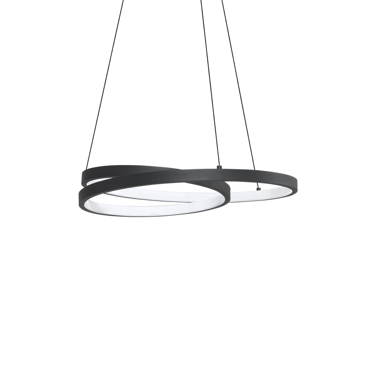 Lustră pendul Oz SP D040 On-Off 3000K, negru